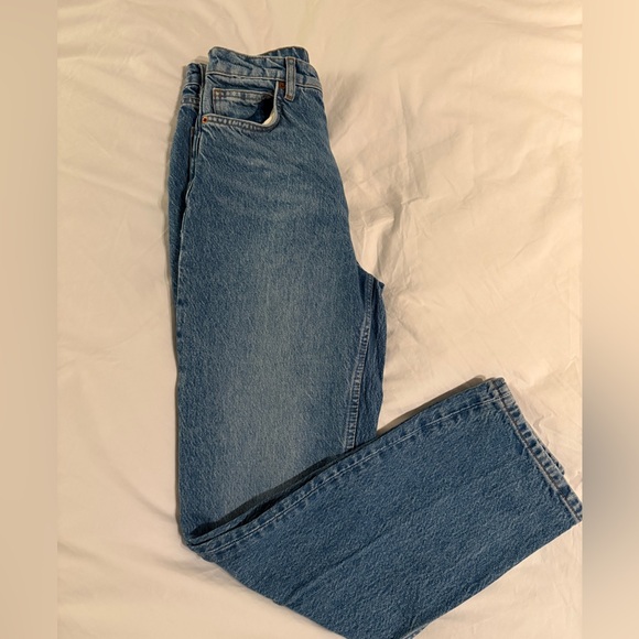 Reformation High Rise Jeans - Classic Blue - Picture 4 of 11